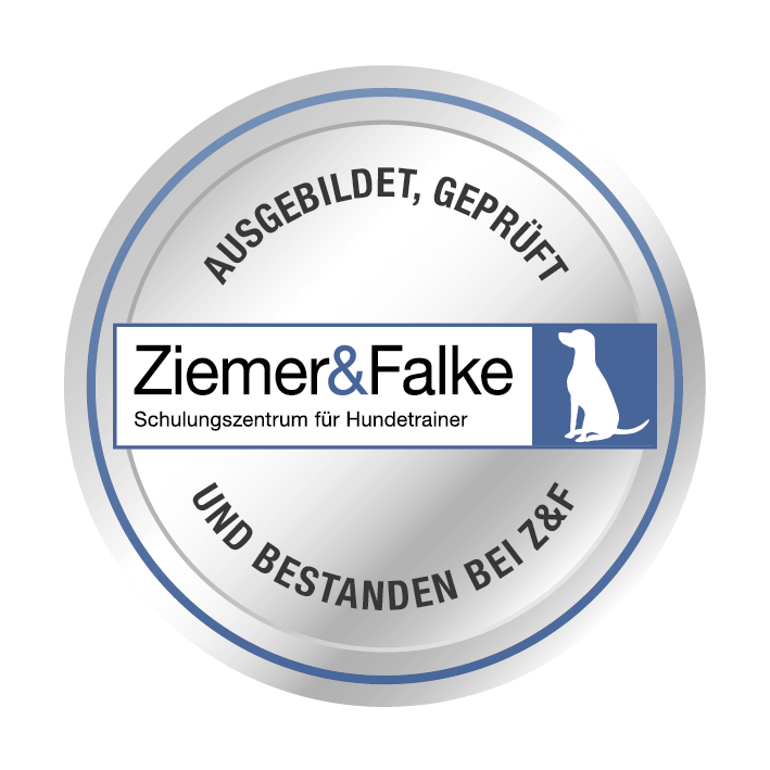 Hundeschule Mersdorf in Bochum ist ausgebildet und geprüft bei Ziemer&Falke